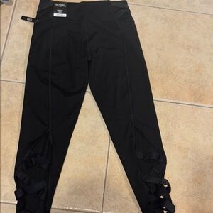 Victoria's Secret Black Leggings with High-Rise Waistband